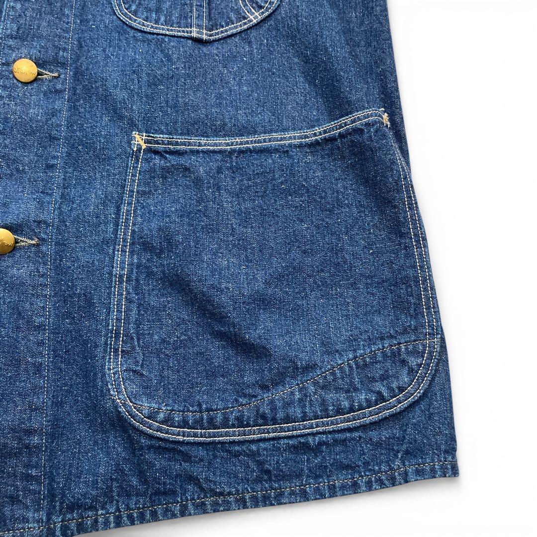 【極美品】orSlow オアスロウ 50s デニムカバーオール 濃紺 3