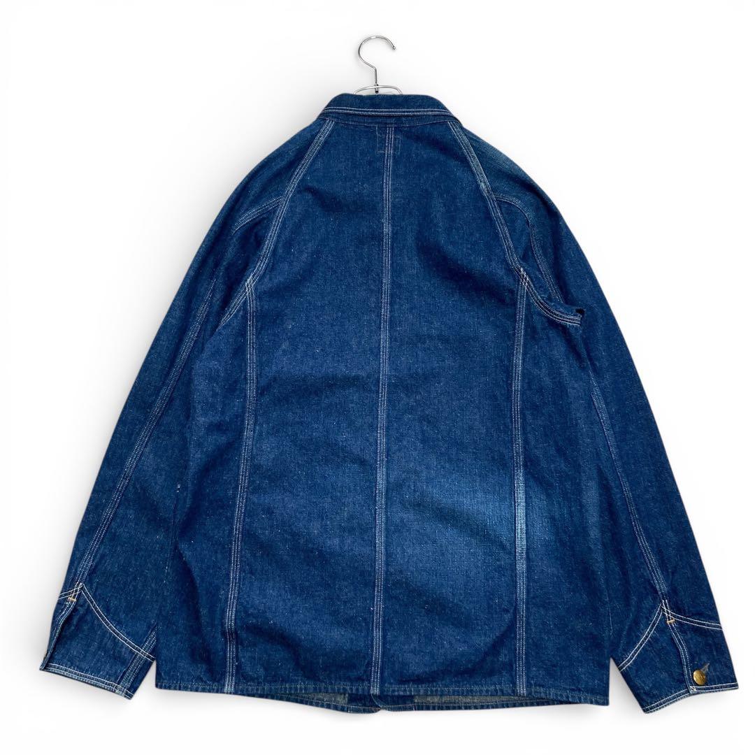 【極美品】orSlow オアスロウ 50s デニムカバーオール 濃紺 3