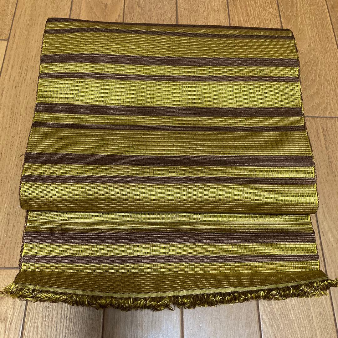専用です！黄八丈　八寸開き名古屋帯