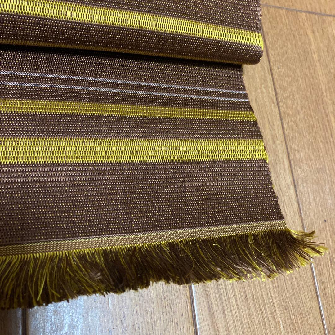 専用です！黄八丈　八寸開き名古屋帯