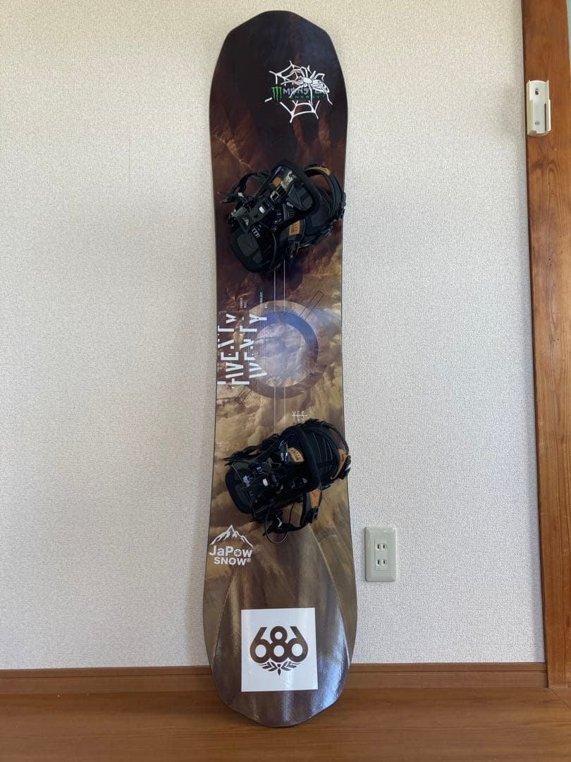 yes20/20 SPバイン　スノーボード&バインディングセット