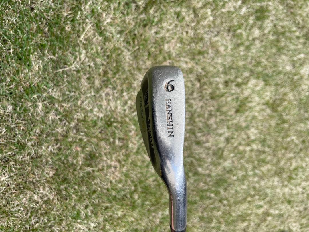 阪神タイガースアイアン9本セット3I〜 9I,PW,SWスチール製　超希少