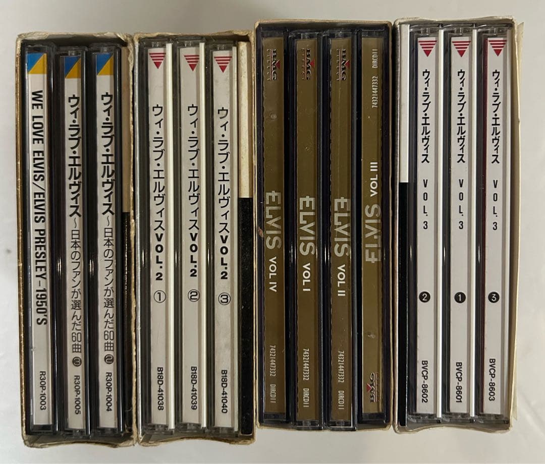 エルヴィス・プレスリー　CD BOX 4つセット　Elvis Presley