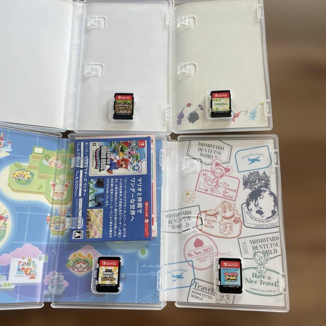 n*︎様 マイクラ、ピクミン、桃鉄、ジャンボリー 人気4点セット