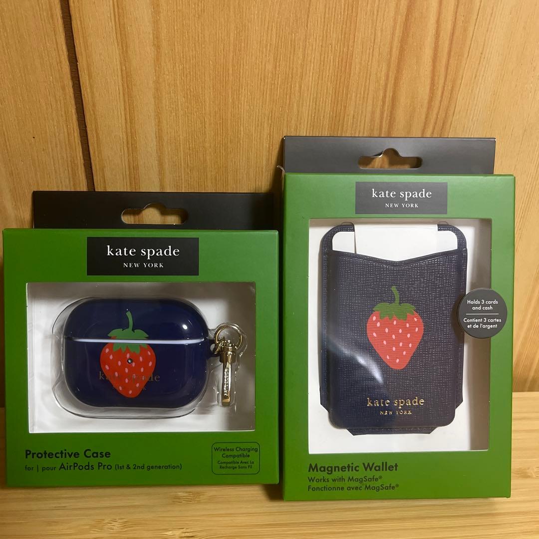 Kate spade MagSafeウォレット　AirPods pro