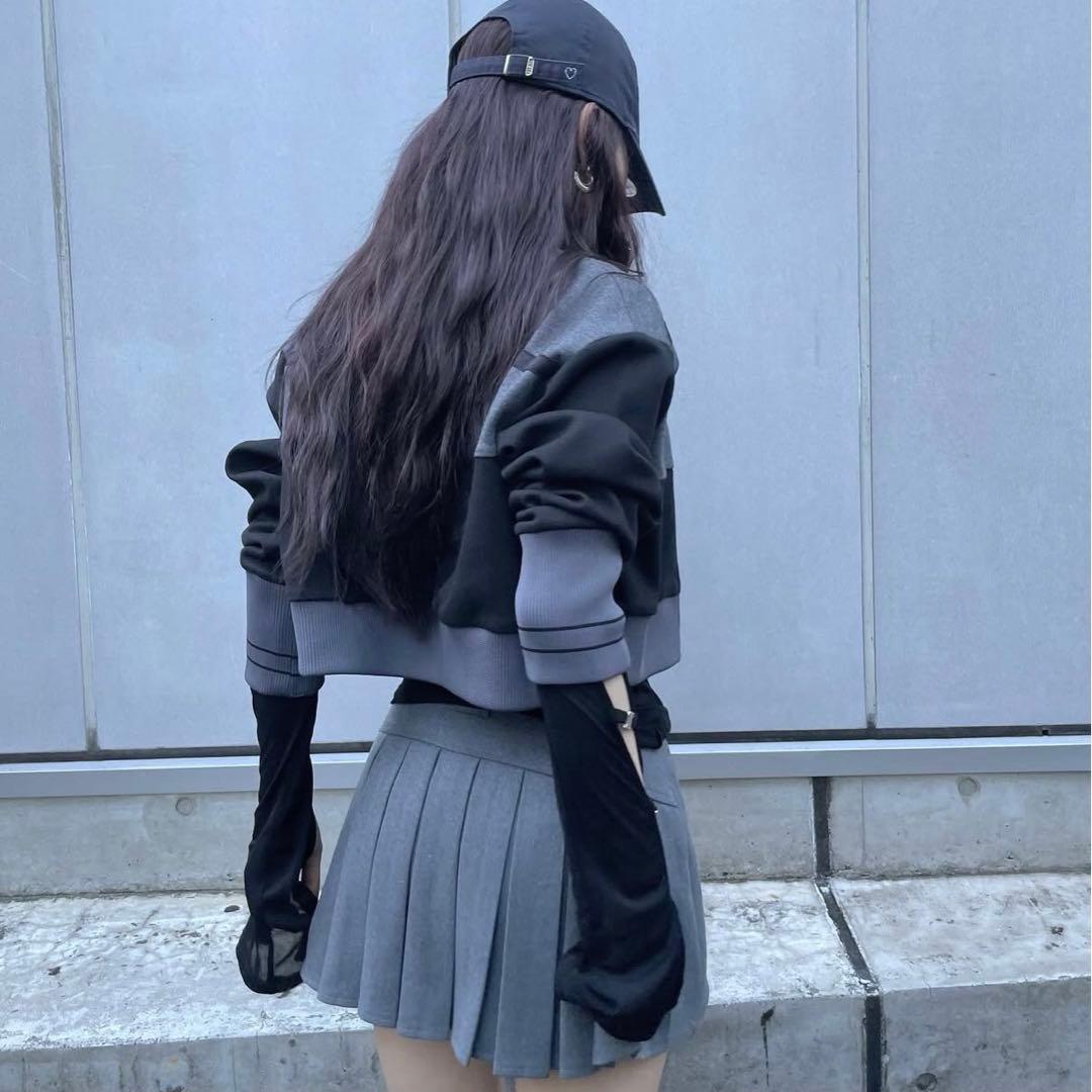 スカート melt the lady back pleats skirt