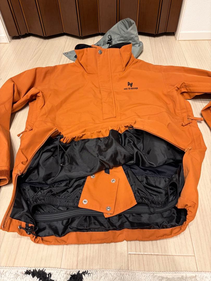 AA HARDWEAR オレンジ スキーウェア