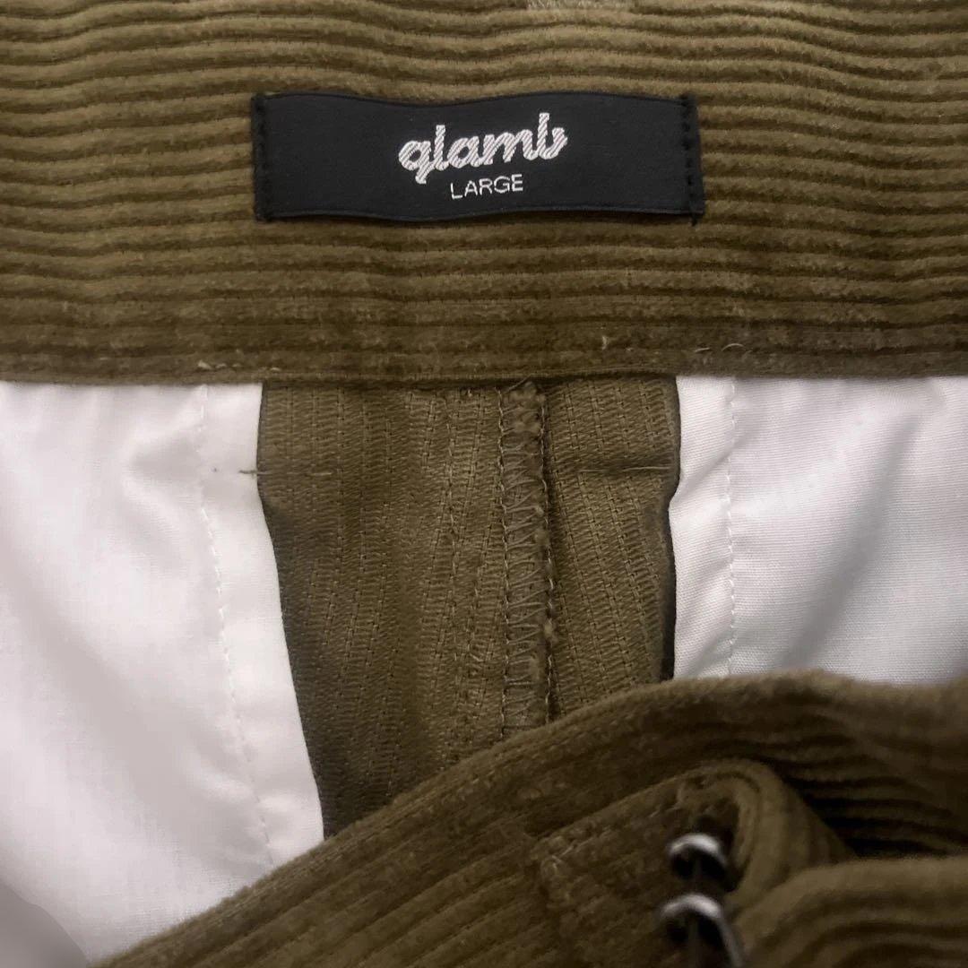 glamb グラム Corduroy Deformed Pants L ブラウン