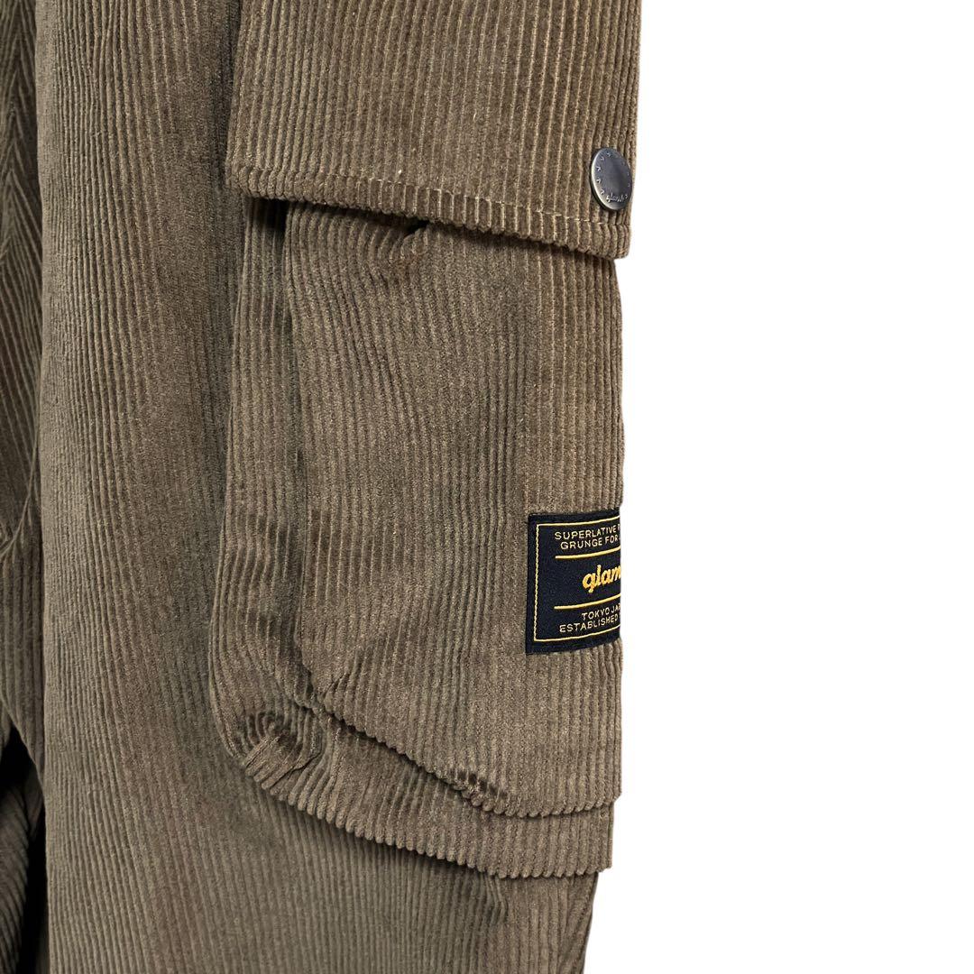 glamb グラム Corduroy Deformed Pants L ブラウン