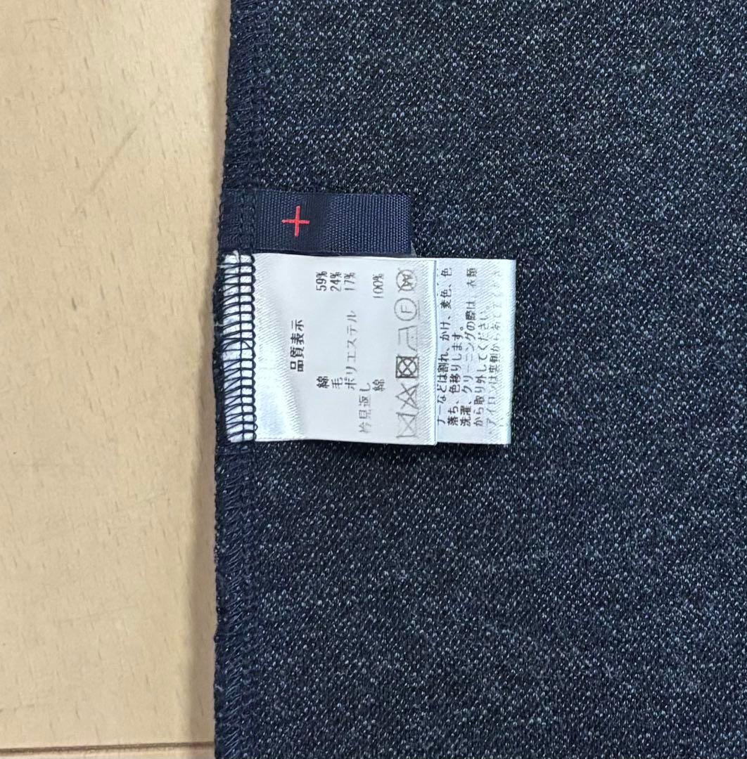 Pallas Palace ネイビー ボタン付き 長袖 ワンピース