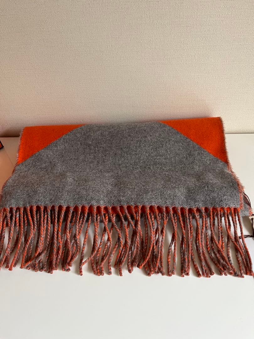 最終‼️お値下げ‼️新品☆タグ付き☆エルメスカシミアマフラー☆