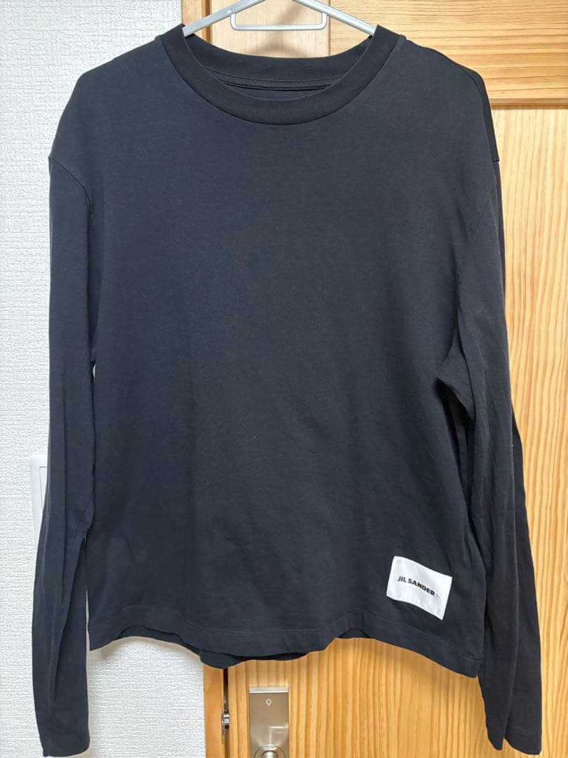 JIL SANDER+ ブラック長袖Tシャツ【一枚】