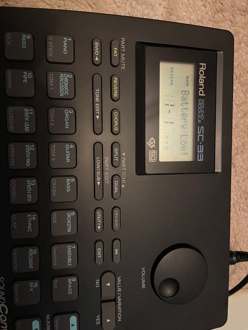 Roland サウンド音源モジュール　SC-33