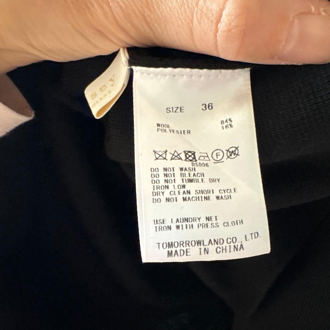 美品　ボールジー　ワンピース　パール　ブラック　36