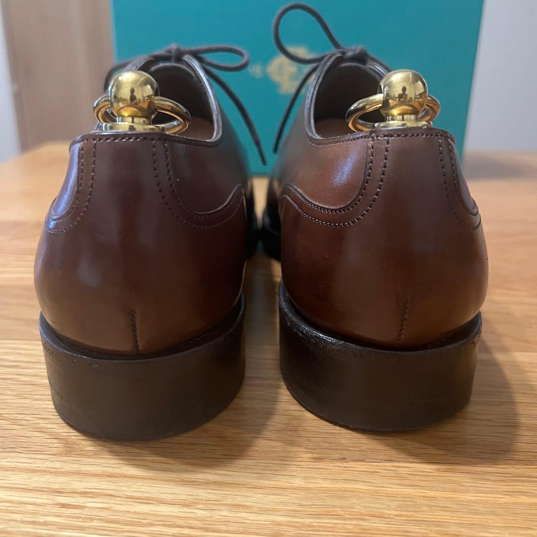 極美品 エドワードグリーン ドーバー 32ラスト 7E ダークオーク Uチップ