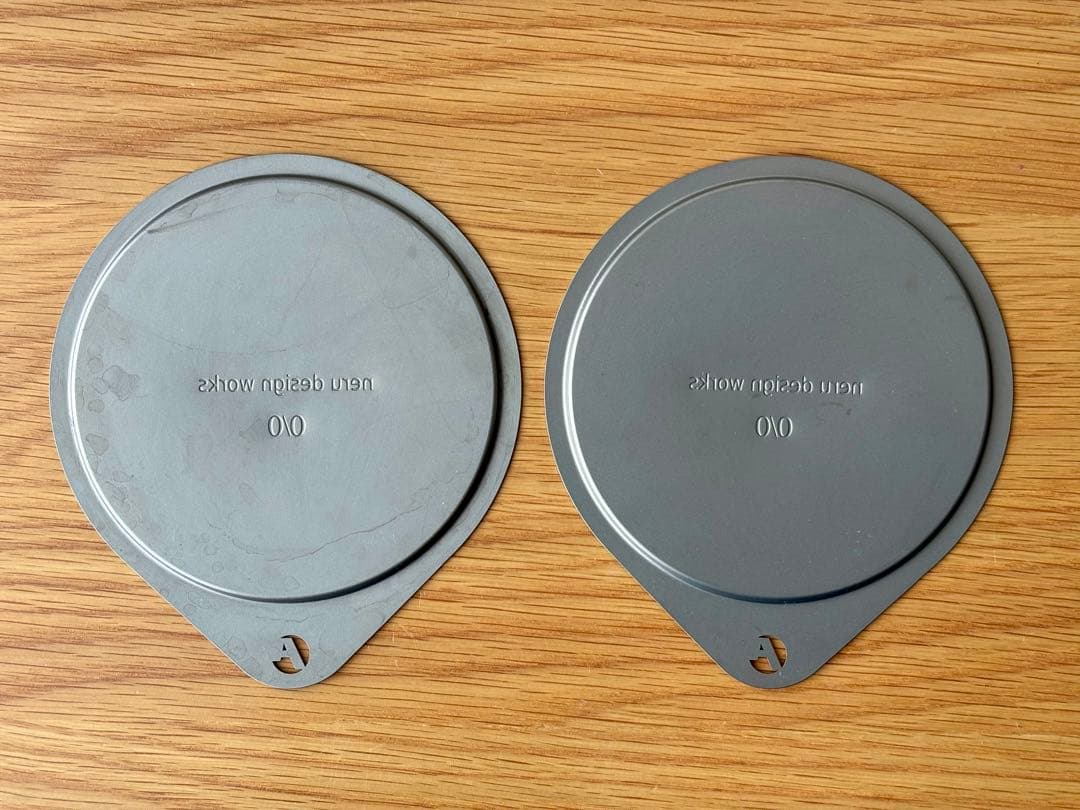 アシモクラフツ ネルデザインワークス a_lid凸 2枚セット チタンリッド