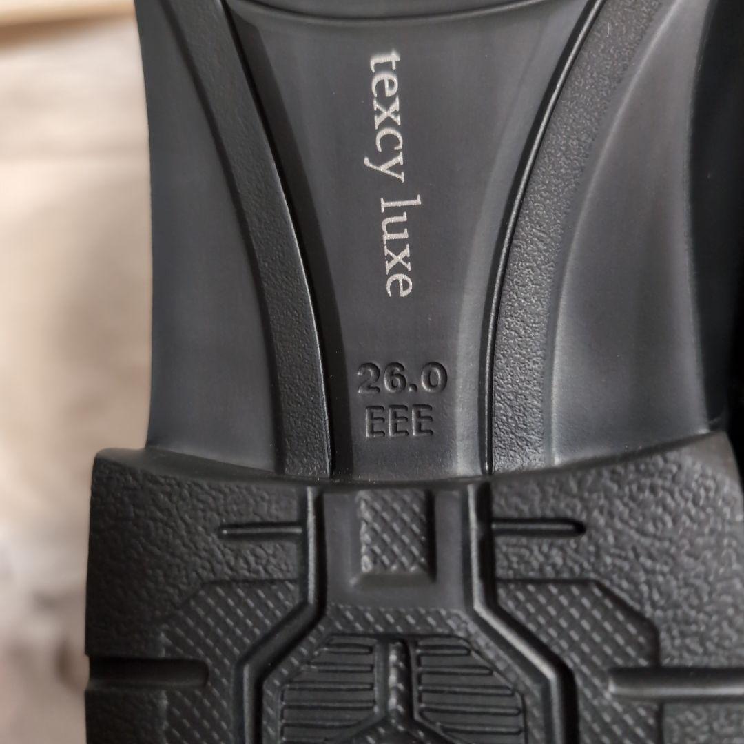 【新品未使用品】ASICS texcy luxe. 黒 ドレスシューズ　26cm