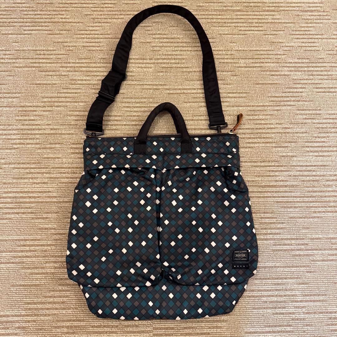 ポーター　×マルニ　2wayヘルメットバッグ