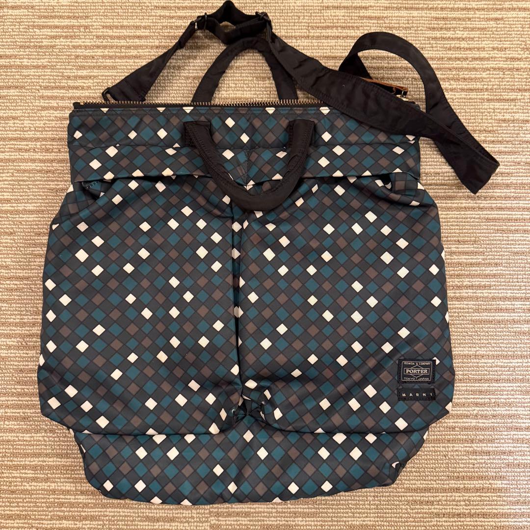 ポーター　×マルニ　2wayヘルメットバッグ