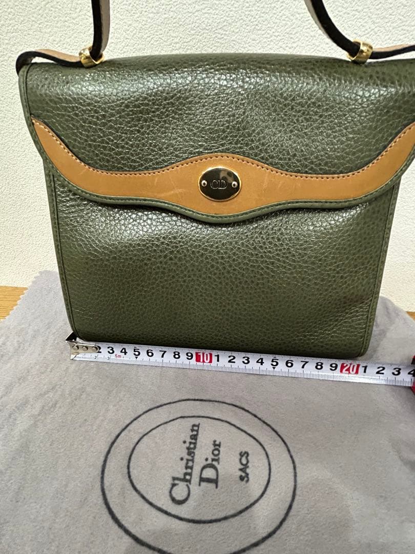 ✨本物✨クリスチャンディオール CDロゴ レザー ハンドバッグ ミニトートバッグ
