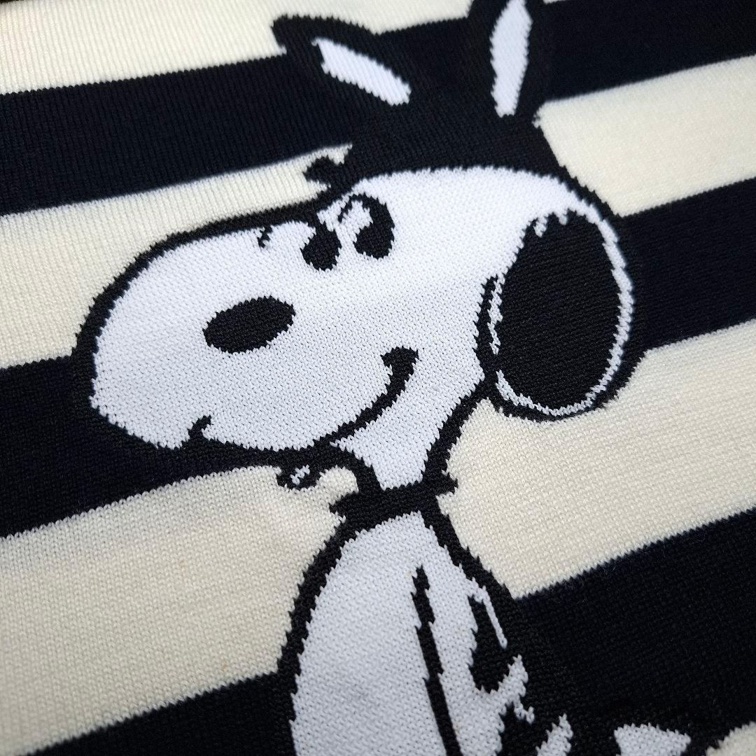 PEARLY GATES スヌーピー ゴルフ ニットセーター ボーダー M