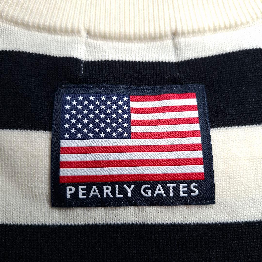PEARLY GATES スヌーピー ゴルフ ニットセーター ボーダー M
