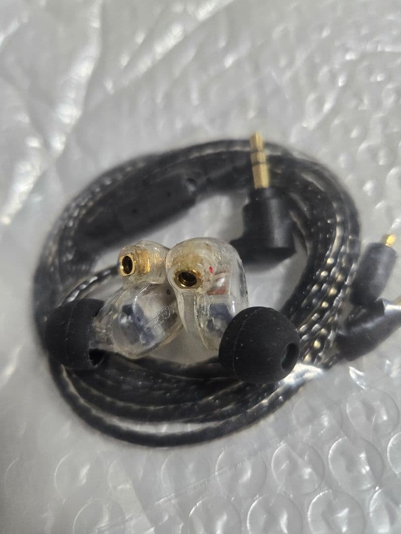 SHURE SE535 ガラスコート 新品フィルター換装済 汎用チップ対応