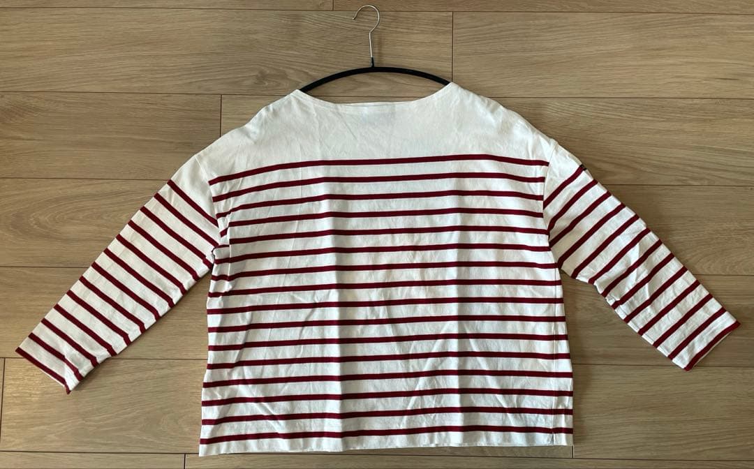 北欧、暮らしの道具店 Le minor ボーダーカットソーボルドー フリーサイズ