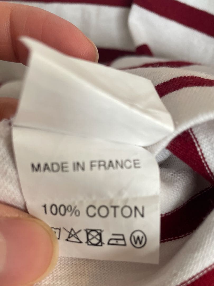 北欧、暮らしの道具店 Le minor ボーダーカットソーボルドー フリーサイズ