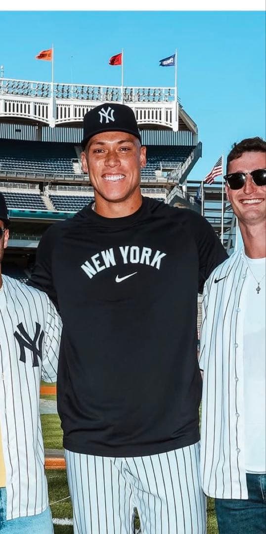 未使用 ヤンキースプレゲームシャツ サイズXL ナイキ ジャッジ着用