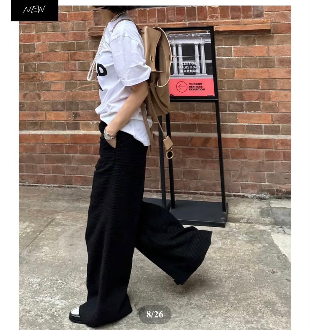 ok.soon オクスンツイードジャケット&ワイドパンツ