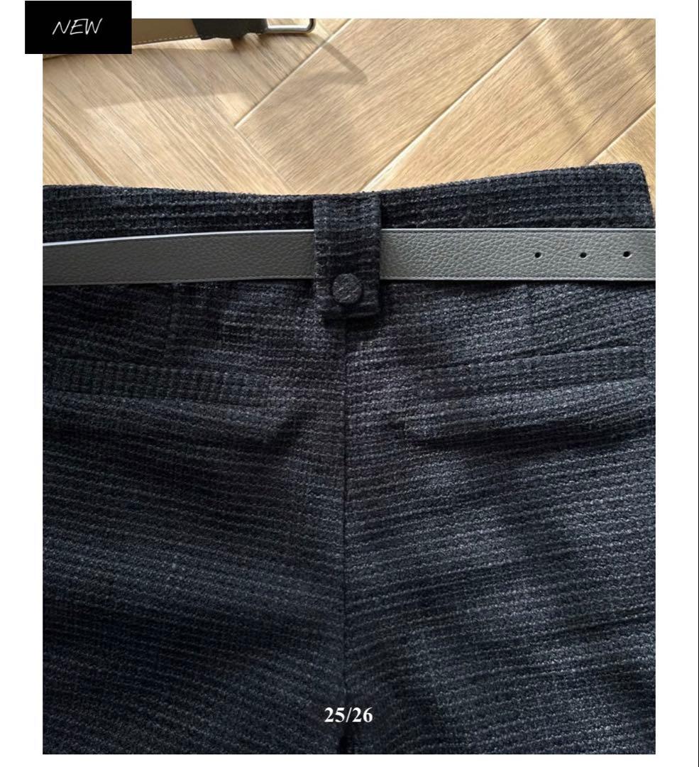 ok.soon オクスンツイードジャケット&ワイドパンツ