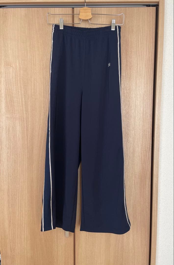 L'Appartement アメリカーナ ジャージーパンツ 36 ネイビー