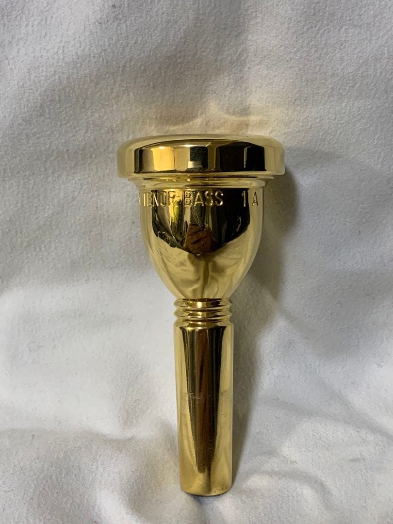 スローカーマウスピース　トロンボーン　金メッキ