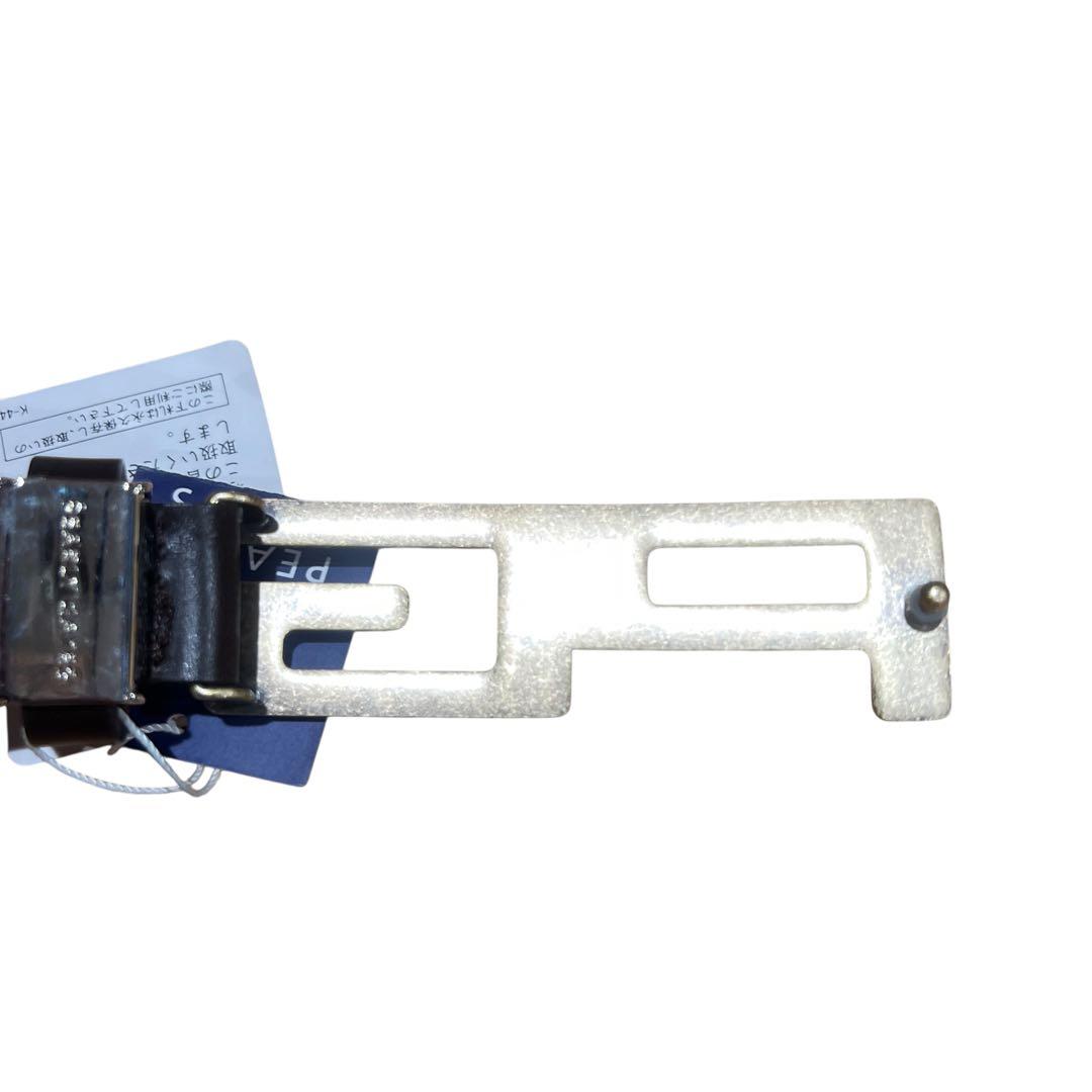 新品未使用タグ付き\"PEARLY GATESパーリーゲイツ\" LOGOベルト 金