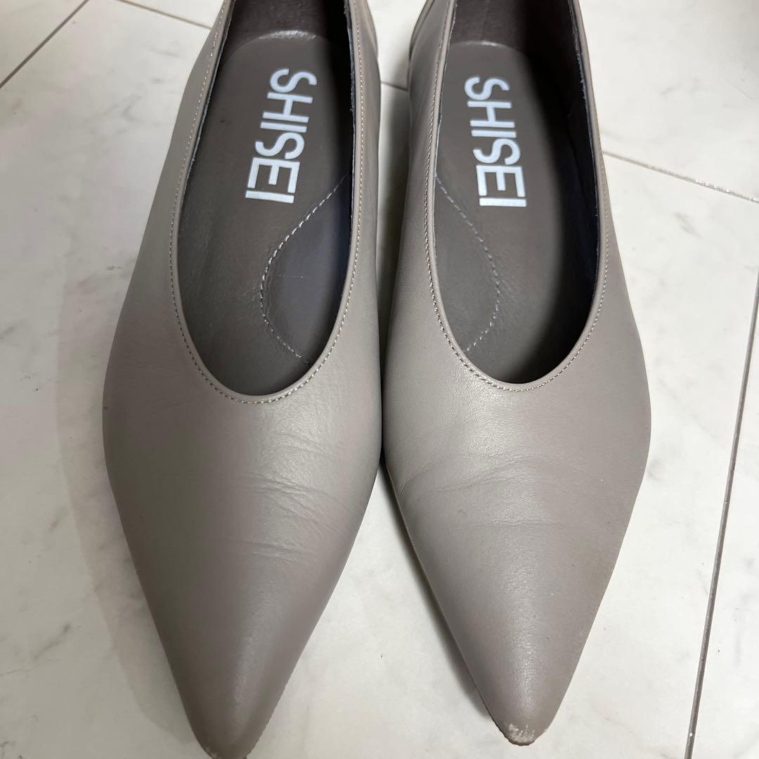 SHISEI シーセイ　36 ポインテッドパンプス　トープ