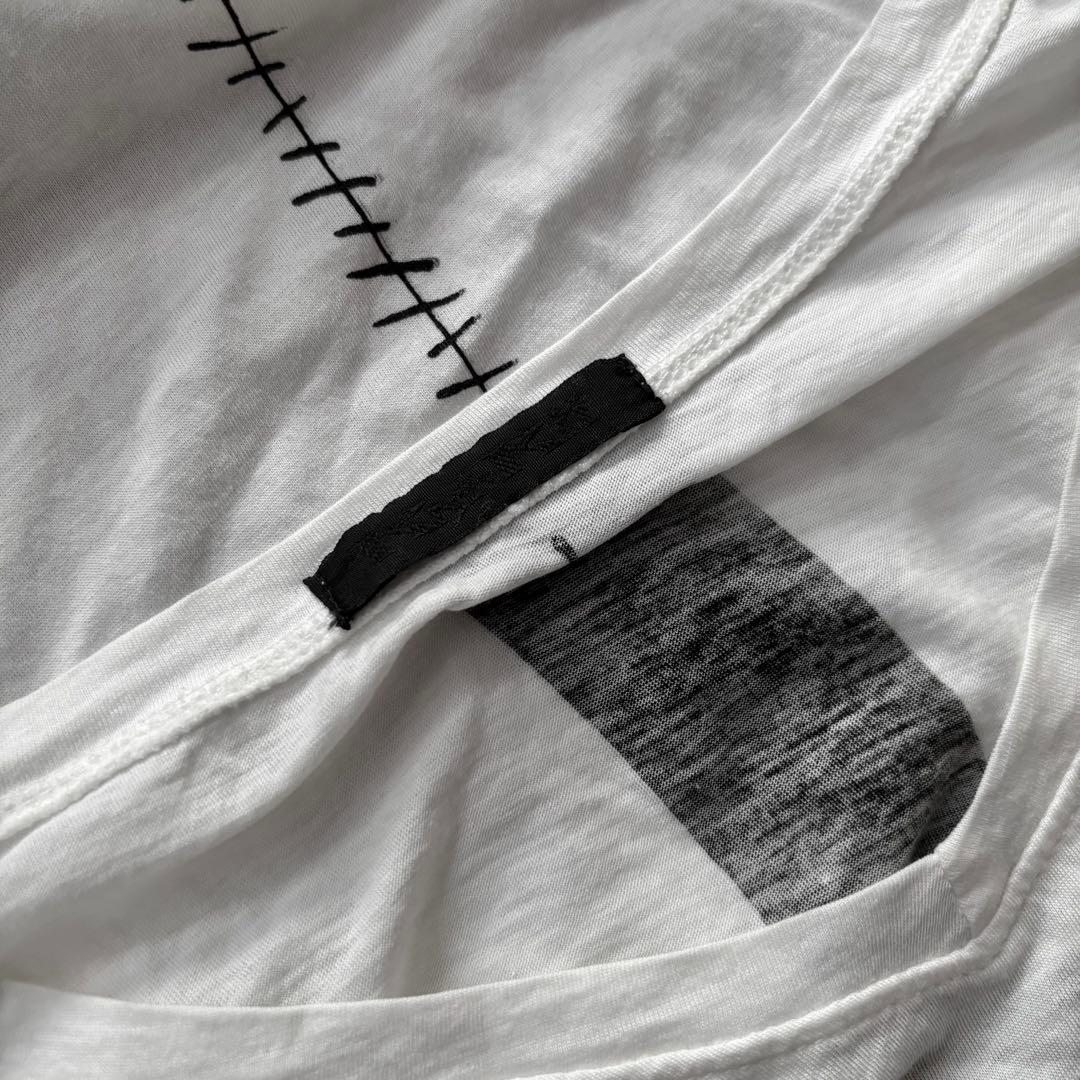 KMRii ケムリ 白 ロンT 長袖 スタッズ