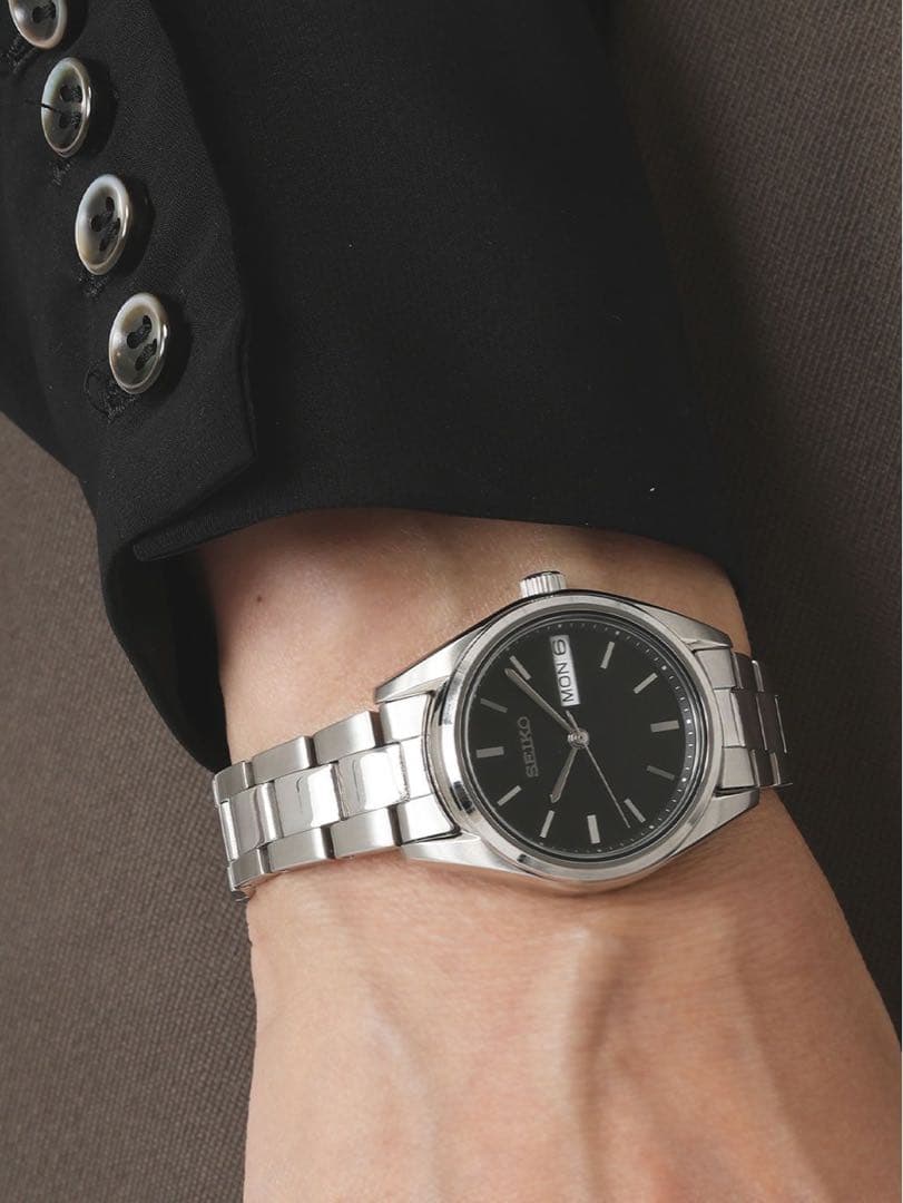 時計 SEIKO Exclusive IENA x HIROB 30mm Black