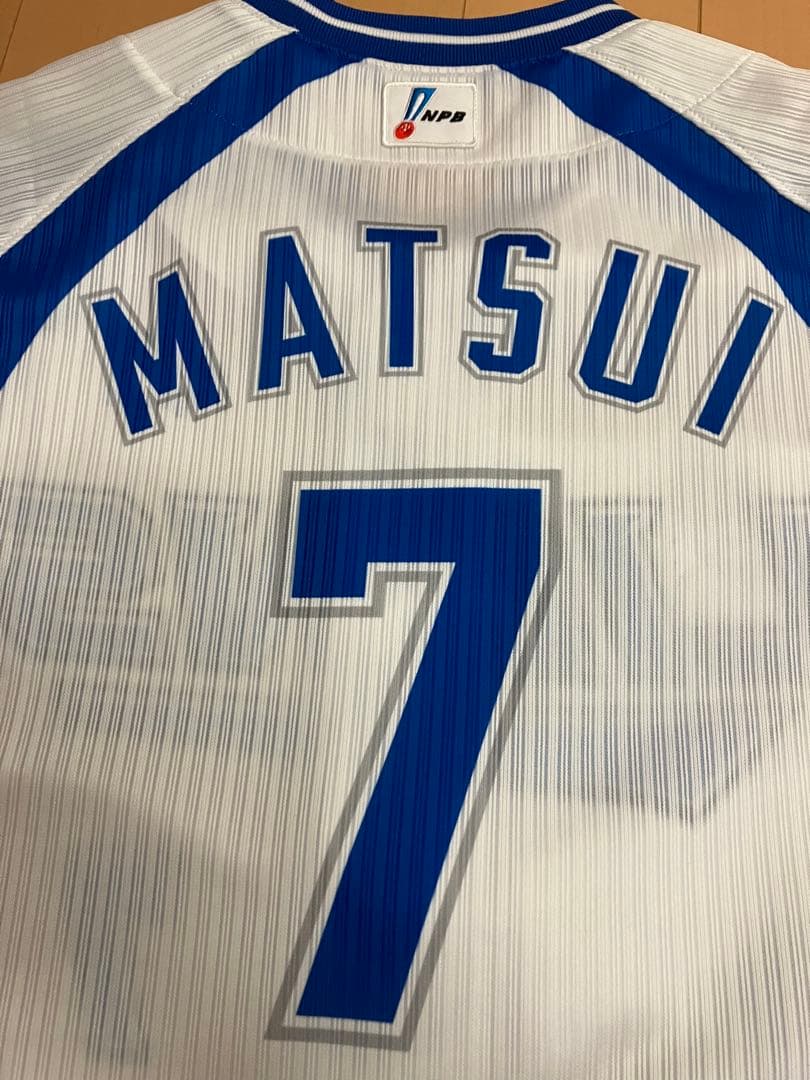 松井稼頭央　中村剛也　埼玉西武ライオンズ　実使用　楽天イーグルス　ユニフォーム