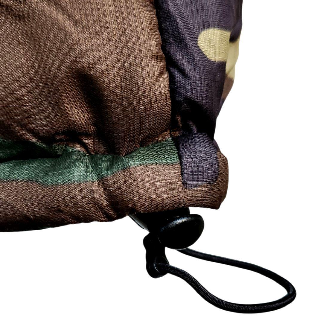 ✨希少✨ノースフェイス ヌプシ ダウンベスト 黒 迷彩 カモ XL