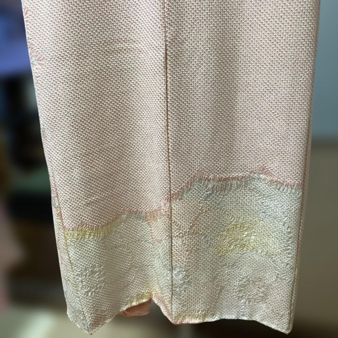 正絹　総絞り　四つ身祝い着