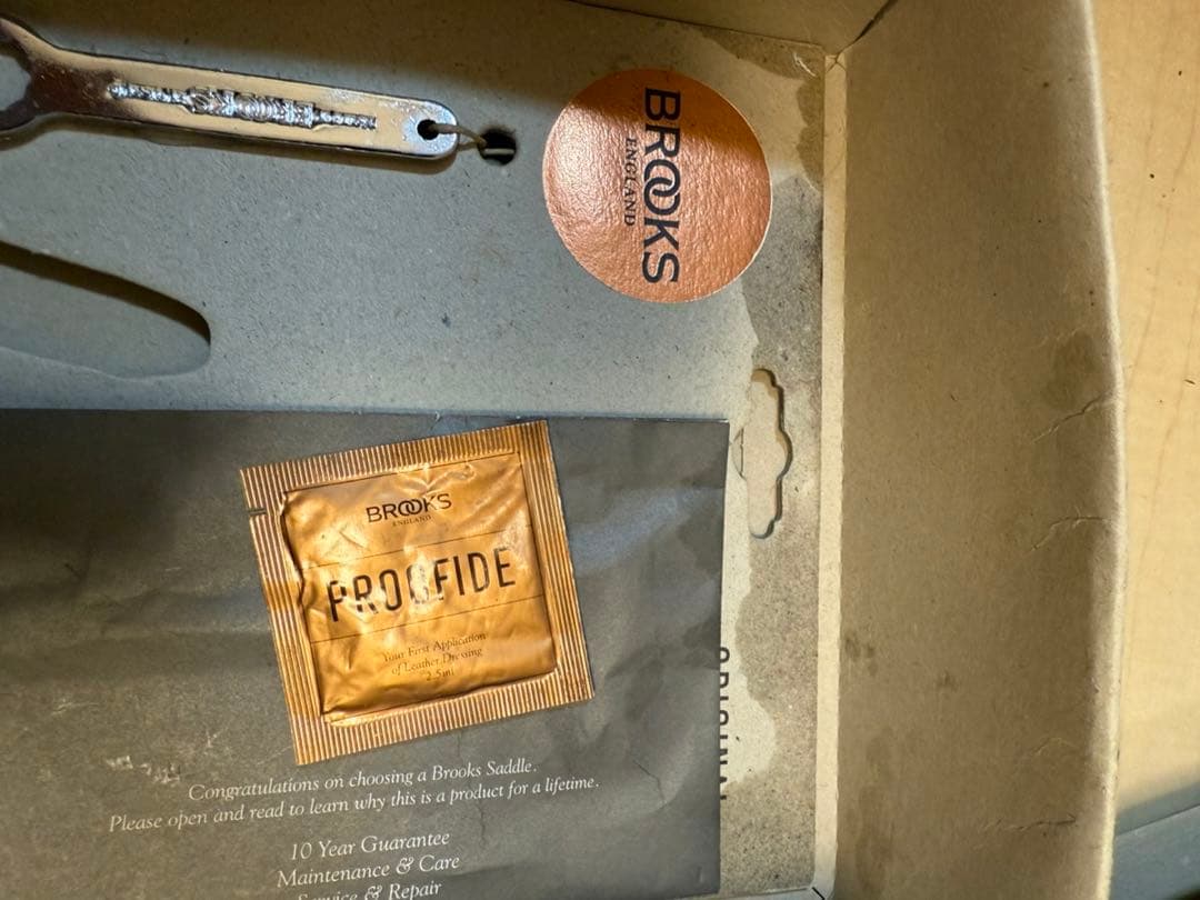 Brooks Swiftブラウンレザーサドル