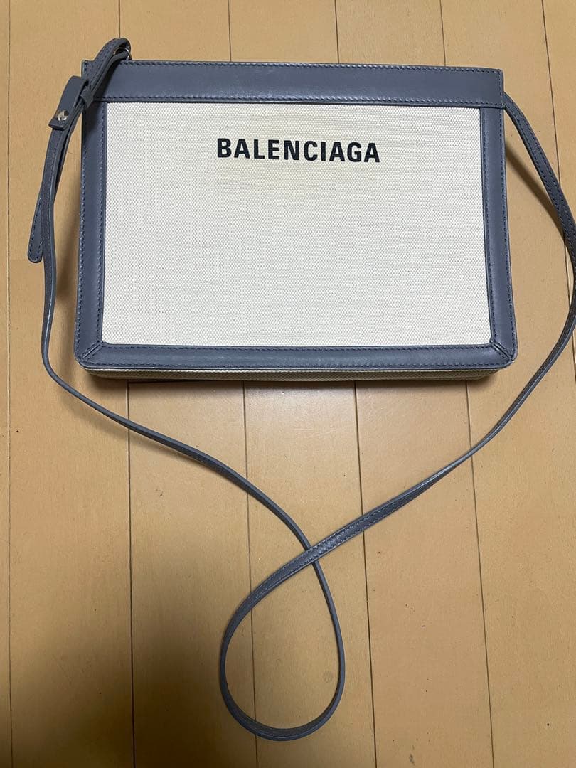 BALENCIAGA ショルダーバッグ ホワイト/ブルー