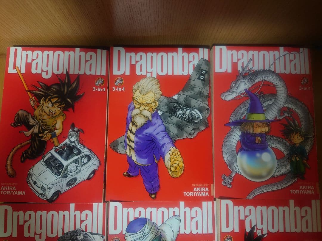 【英語版】ドラゴンボール 3in1 Vol.1〜8（全24巻分）コミック