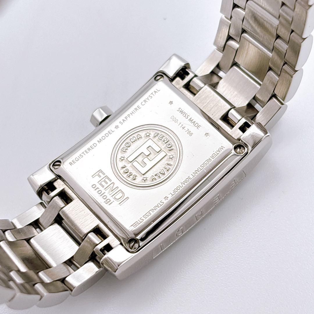 【極美品・電池新品・付属】FENDI 114 タンク クラシコ ピンク 腕時計