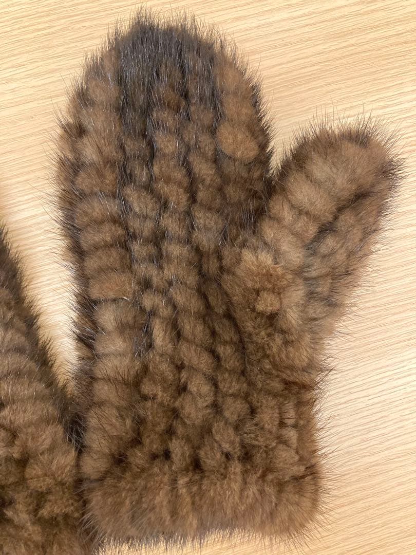 W*♡様 Max Mara ミンクファー 手袋 ミトン