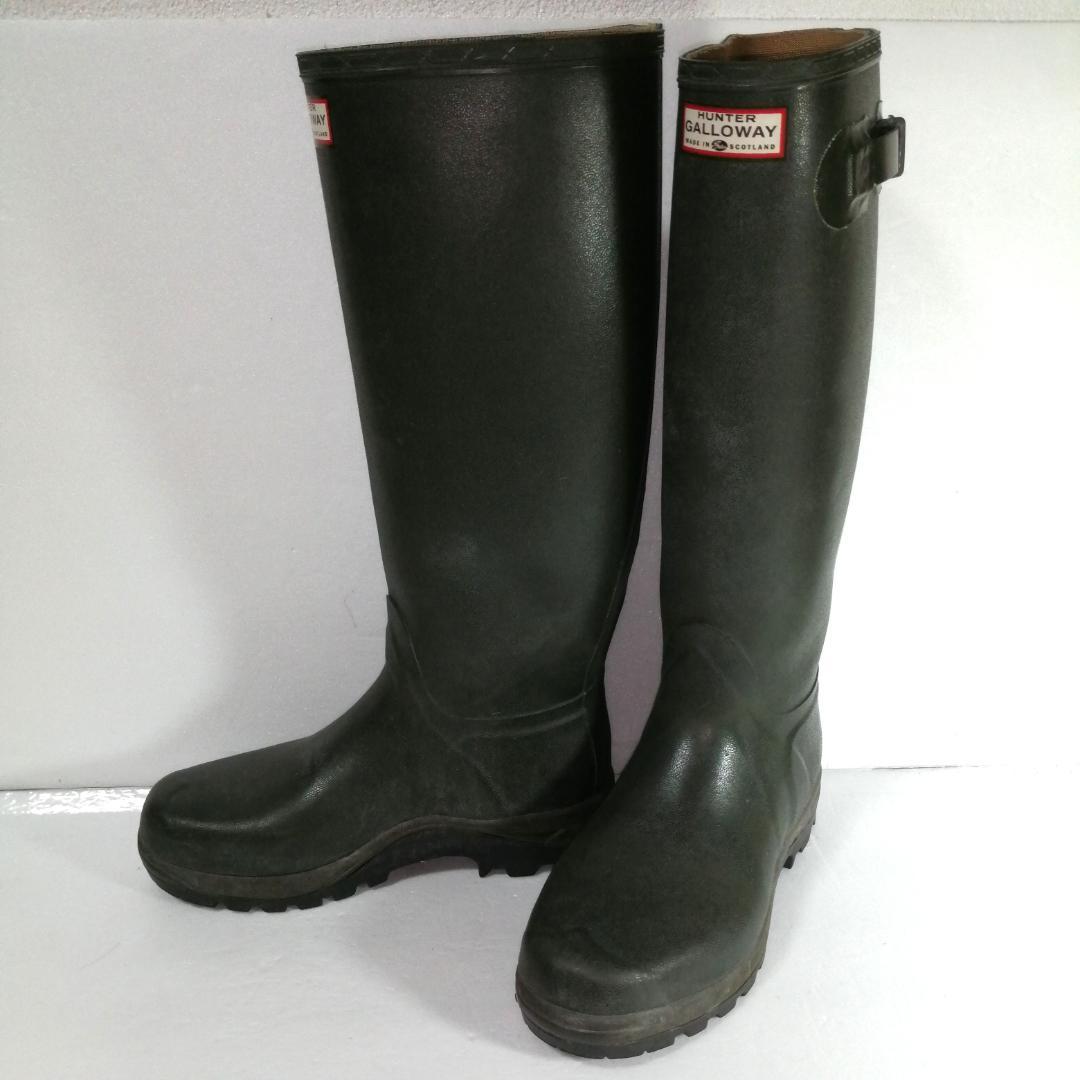 hunter gallowayレインブーツ made in scotland