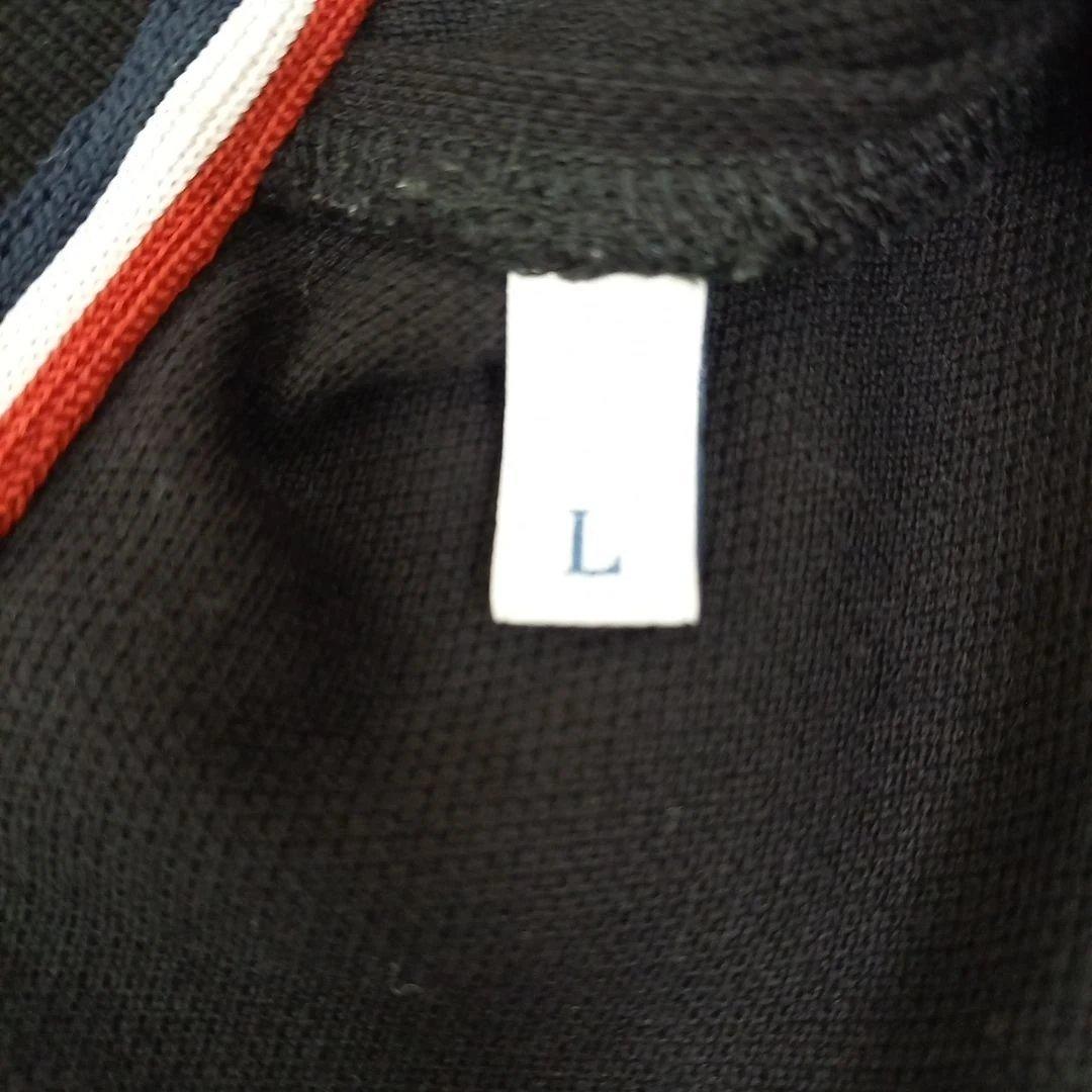 美品　MONCLER　モンクレール　ポロシャツ　ブラック　ホワイトライン　L