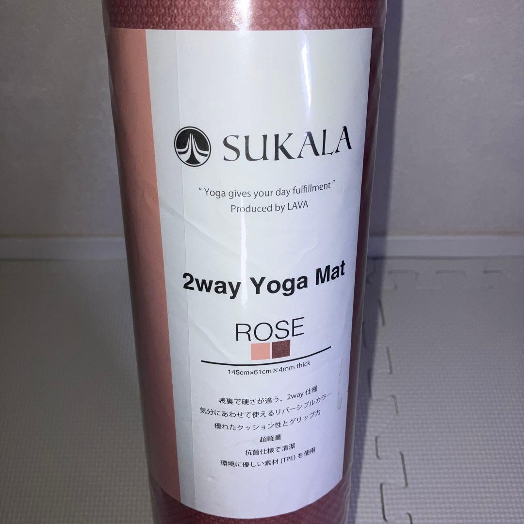 ★新品未使用★ SUKALA 2way Yoga Mat ローズ
