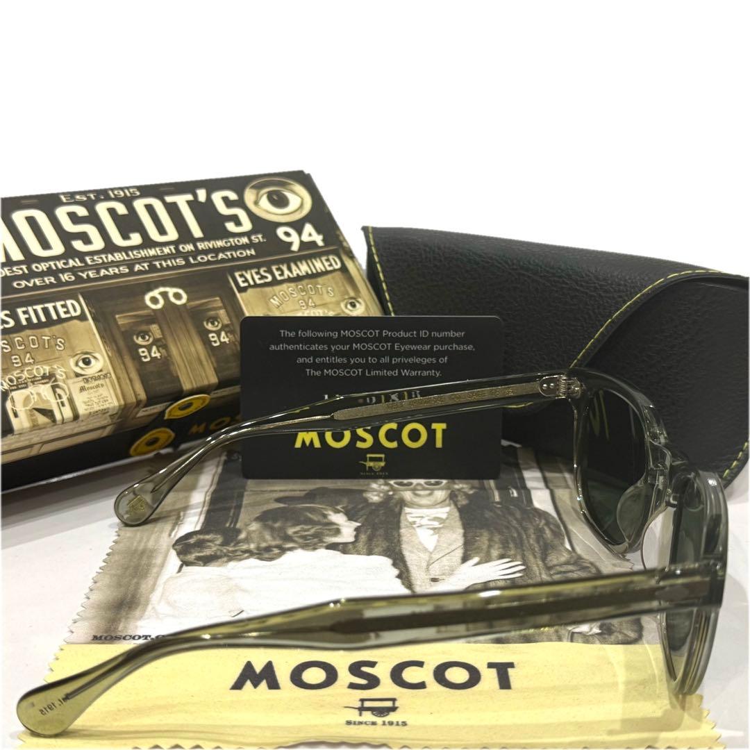 【新品】正規品モスコットGELT 49 SAGE 純正G15グリーンガラスレンズ